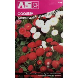 500 Semillas Coqueta Monstruosa Doble Variado Premium
